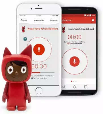 Tonies Kreativ-Tonie, Rot/dunkelbraun – Bild 2